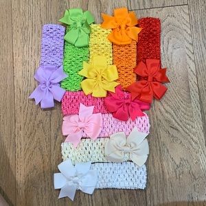 NWOT Headbands with bow